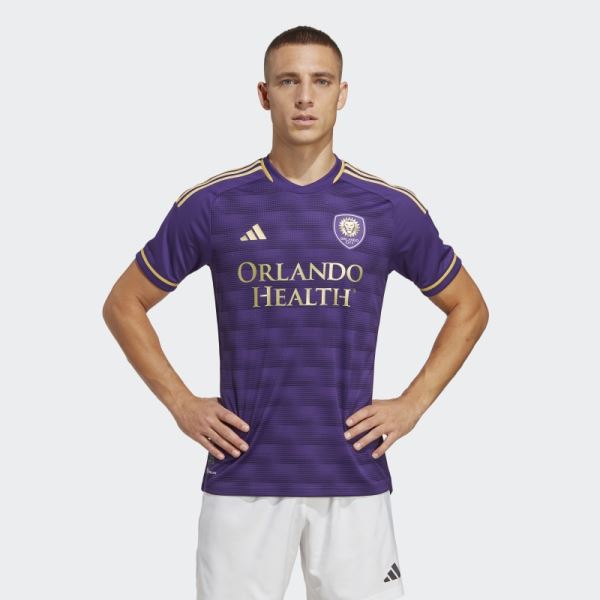 Orlando City 23/24 Home Authentic Jersey Rich Purple Adidas