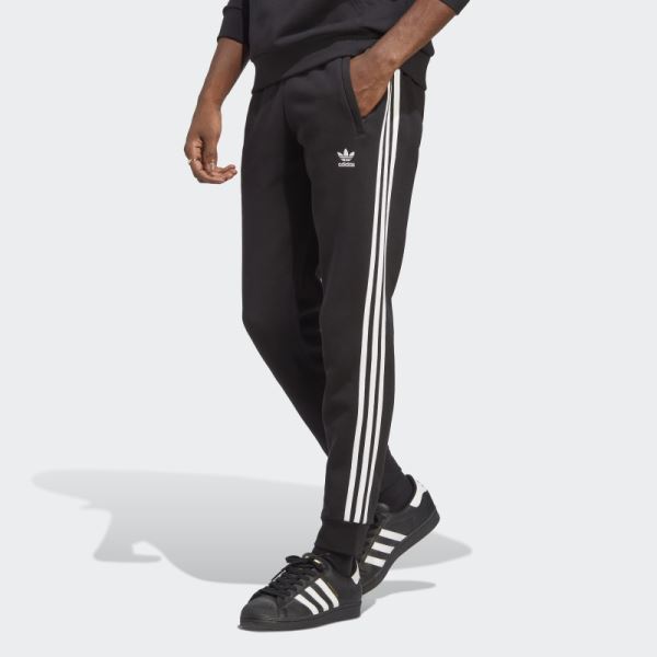 Black Adidas Adicolor Classics 3-Stripes Joggers