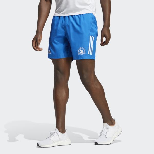 Blue Boston Marathon 2023 Running Shorts Adidas