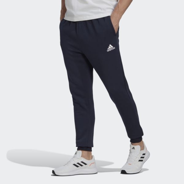 Essentials Fleece Regular Tapered Joggers Adidas Ink