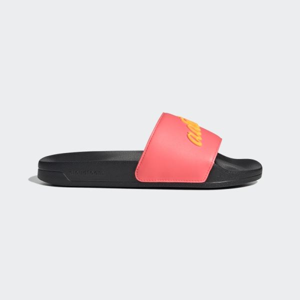 Acid Red Adidas Adilette Shower Slides