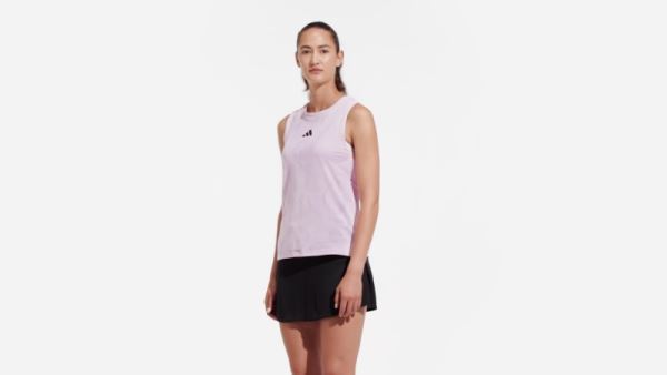 Adidas Pink Melbourne Tennis Match Tank Top