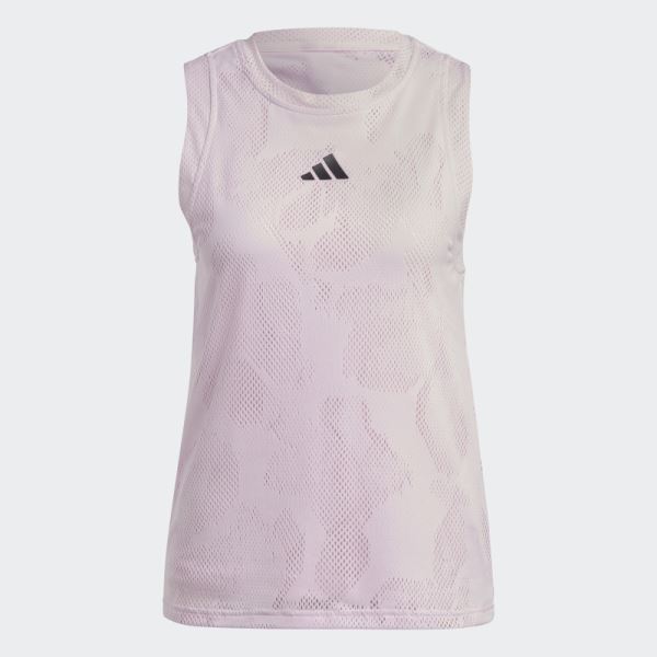 Adidas Pink Melbourne Tennis Match Tank Top