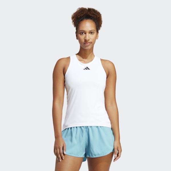 Adidas White Club Tennis Tank Top