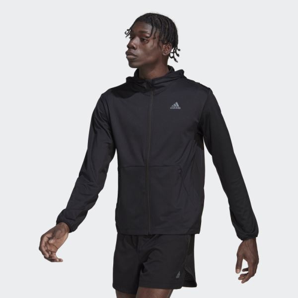 HIIT Training Full-Zip Hoodie Black Adidas