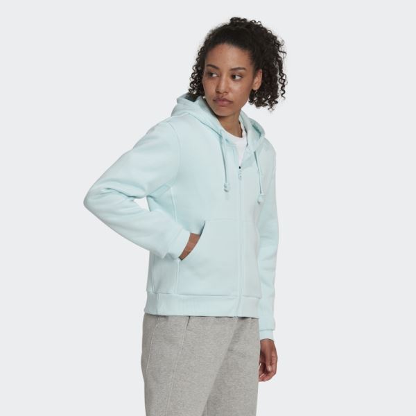 ALL SZN Fleece Full-Zip Hoodie Blue Adidas