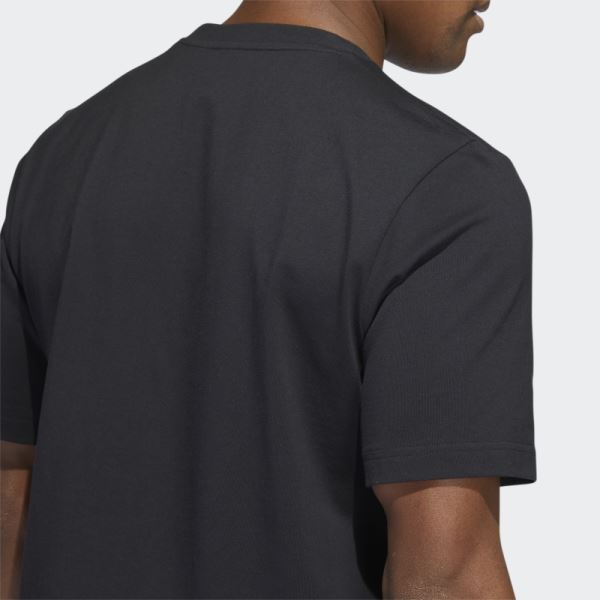 Adidas Black Universal Badge of Sport Tee