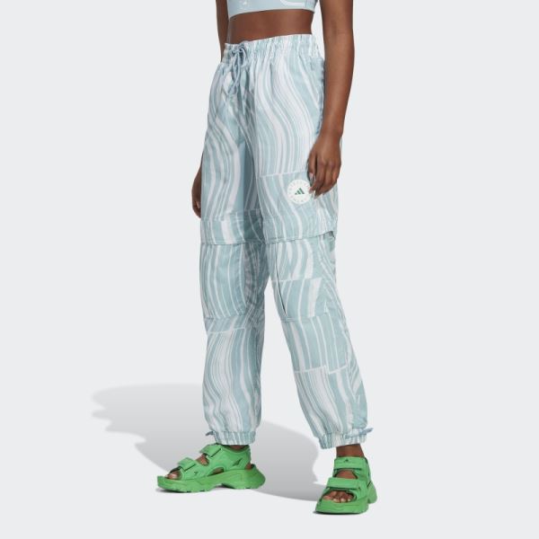 White Hot Adidas by Stella McCartney TrueCasuals Printed Tracksuit Bottoms