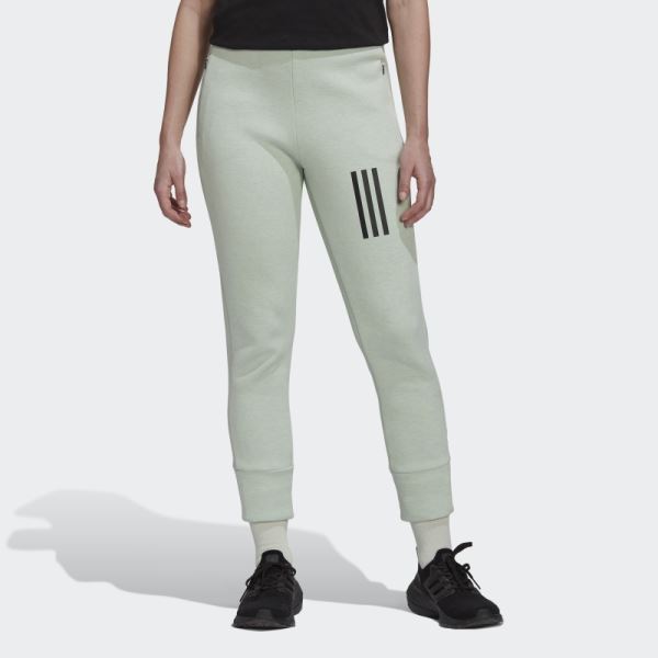 Green Mel Mission Victory Slim-Fit High-Waist Pants Adidas