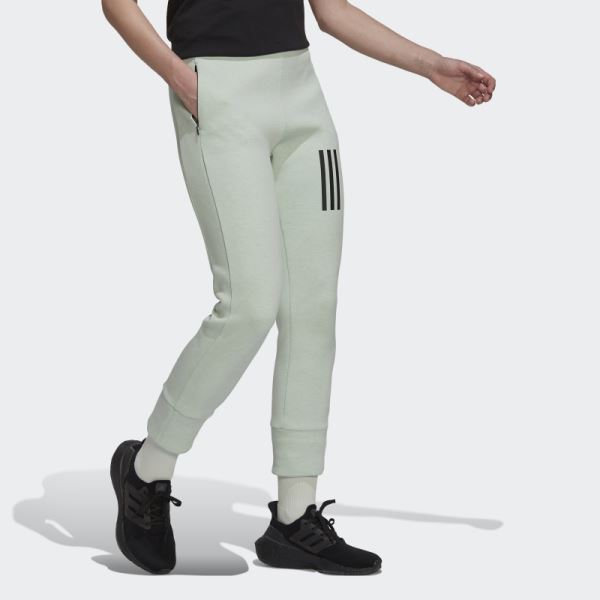 Green Mel Mission Victory Slim-Fit High-Waist Pants Adidas