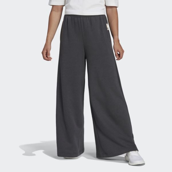 Carbon Studio Lounge Wide Leg Fleece Pants Adidas