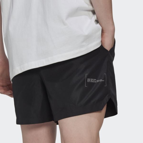 Tech Shorts Adidas Black