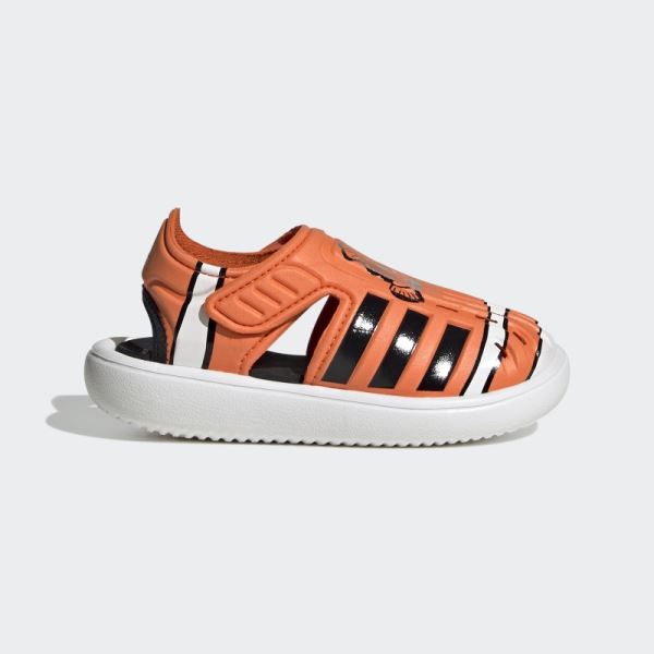 White Adidas Finding Nemo Closed Toe Summer Sandals Fashion