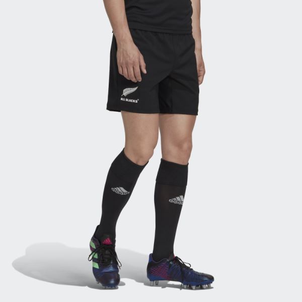 Adidas All Blacks Rugby Home Shorts White Fashion