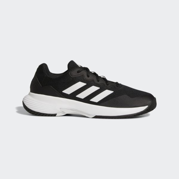 Black Gamecourt 2.0 Tennis Shoes Adidas