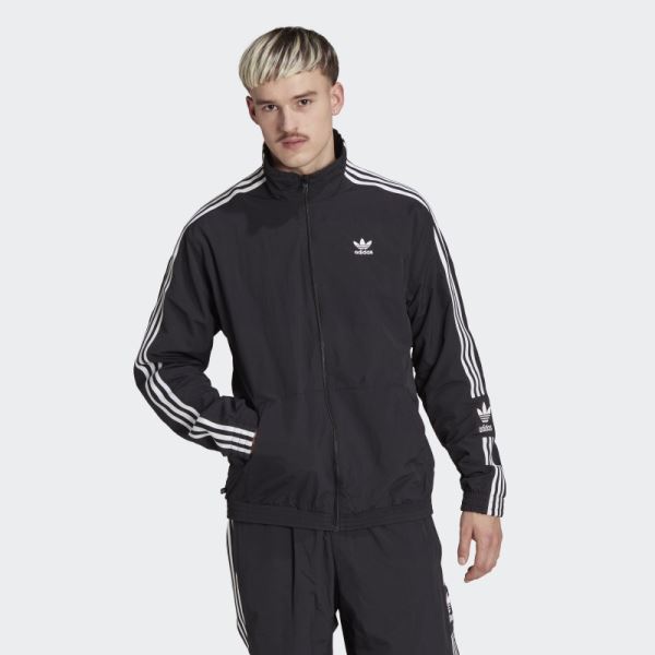 Black Adidas Adicolor Classics Trefoil Track Jacket