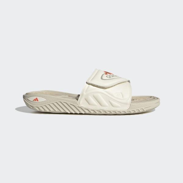 Reptossage Slides Adidas White