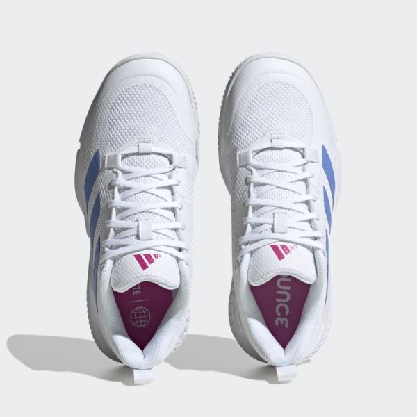 White Court Team Bounce 2.0 Shoes Adidas