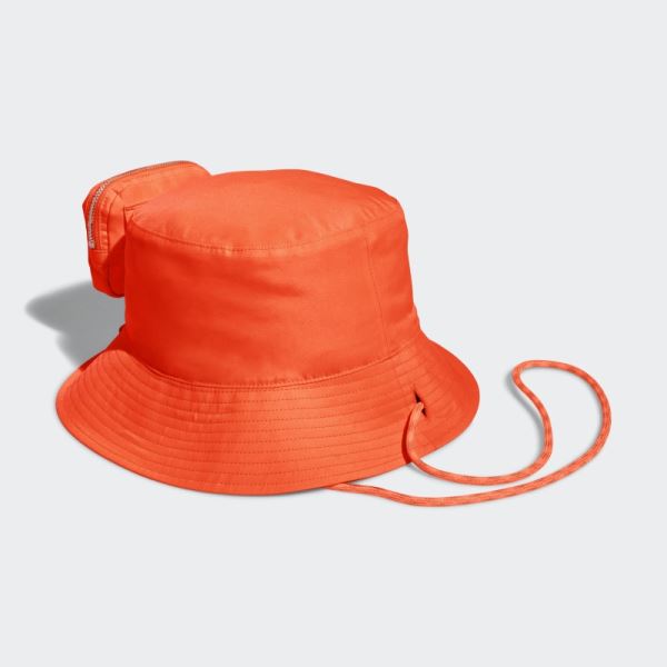 Adidas Orange Reversible Bucket Hat