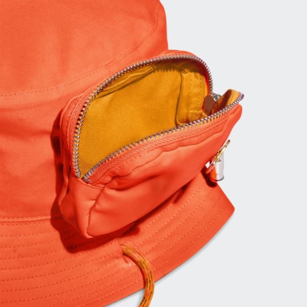 Adidas Orange Reversible Bucket Hat