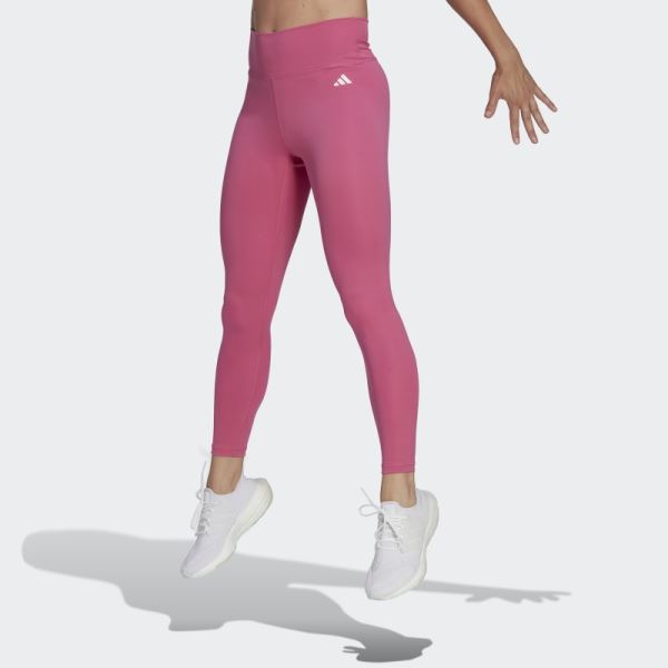 Adidas Training Essentials High-Waisted 7/8 Leggings Fuchsia