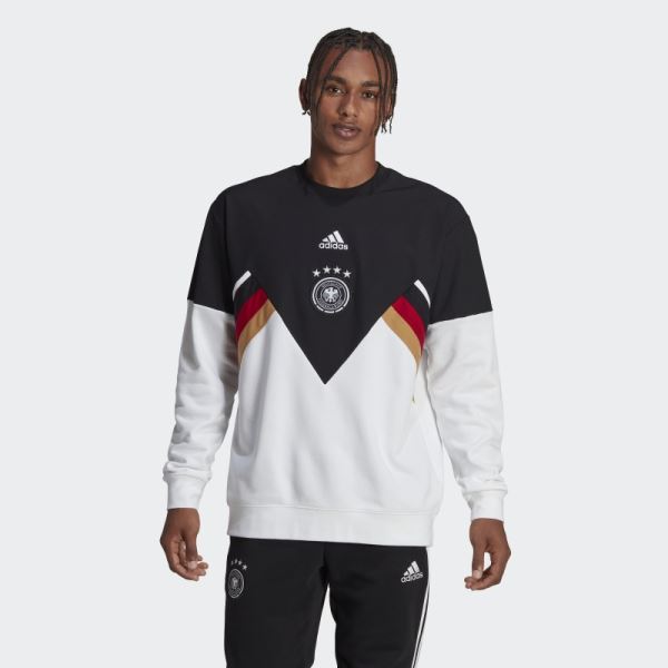 Germany Icon Crew Sweatshirt Black Adidas