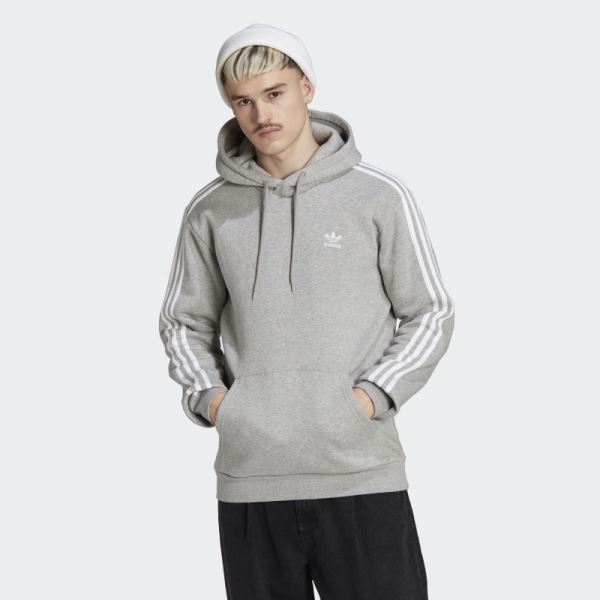 Adicolor Classics 3-Stripes Hoodie Medium Grey Adidas