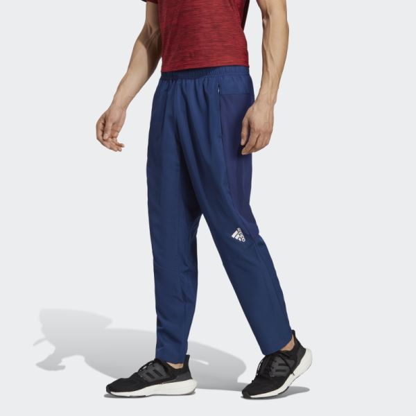 Adidas Dark Blue AEROREADY Designed for Movement Training Pants