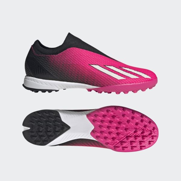 X Speedportal.3 Laceless Turf Boots Adidas Pink