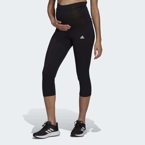 Designed to Move 3/4 Sport Tights (Maternity) Adidas Black