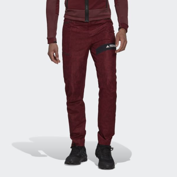 Terrex Techrock RAIN.RDY Tracksuit Bottoms Adidas Red