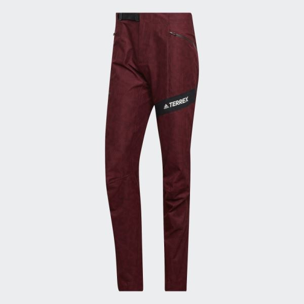 Terrex Techrock RAIN.RDY Tracksuit Bottoms Adidas Red