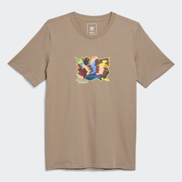 Mettz World Peeps Short Sleeve Tee Chalky Brown Adidas