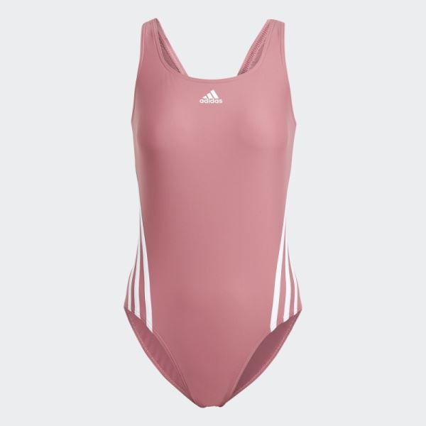 Pink Adidas 3-Stripes Swimsuit Fashion