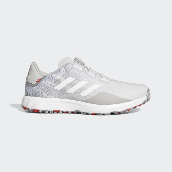 S2G BOA Wide Spikeless Golf Shoes Adidas Grey