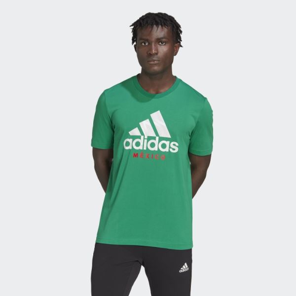 Mexico Graphic Tee Adidas Green