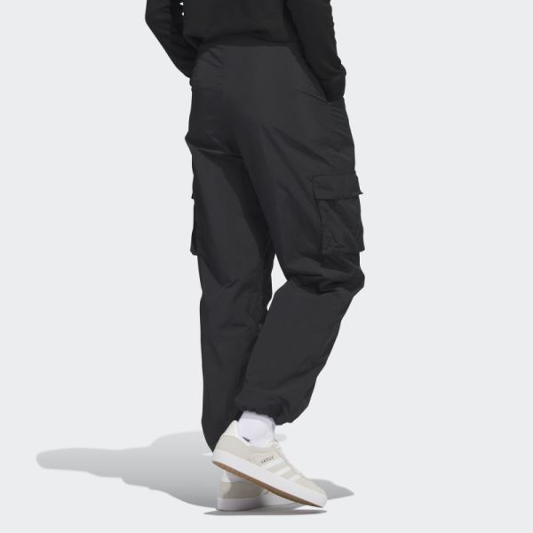 Premium Essentials Nylon Cargo Pants Black Adidas