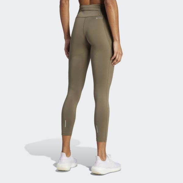 Adidas Olive DailyRun 7/8 Leggings