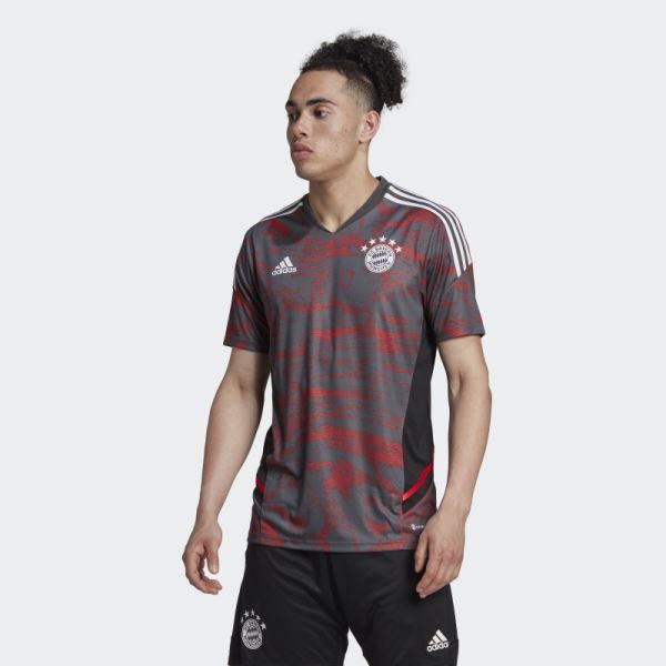 Red FC Bayern Condivo 22 Training Jersey Adidas