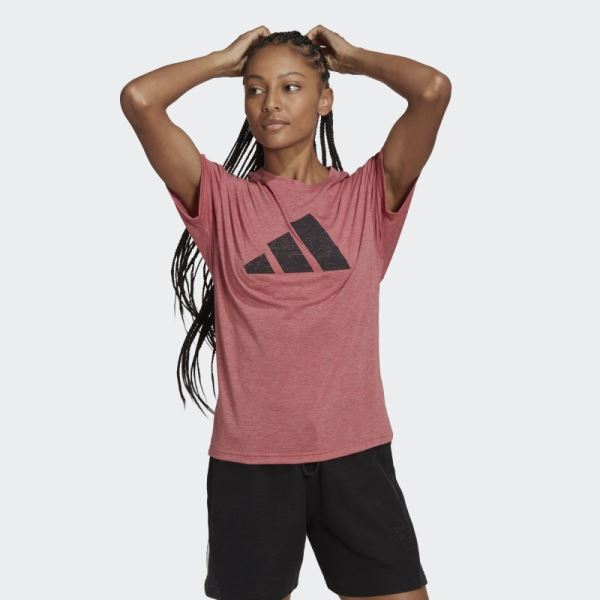 Red Mel Fashion Adidas Future Icons Winners 3.0 Tee