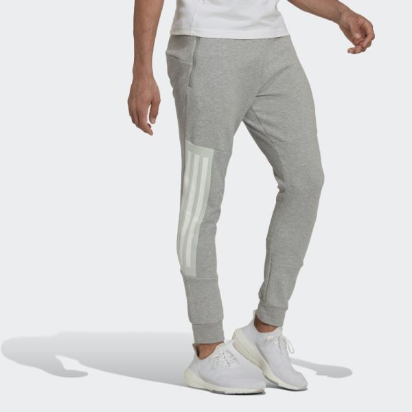 Medium Grey Adidas Future Icons 3-Stripes Pants