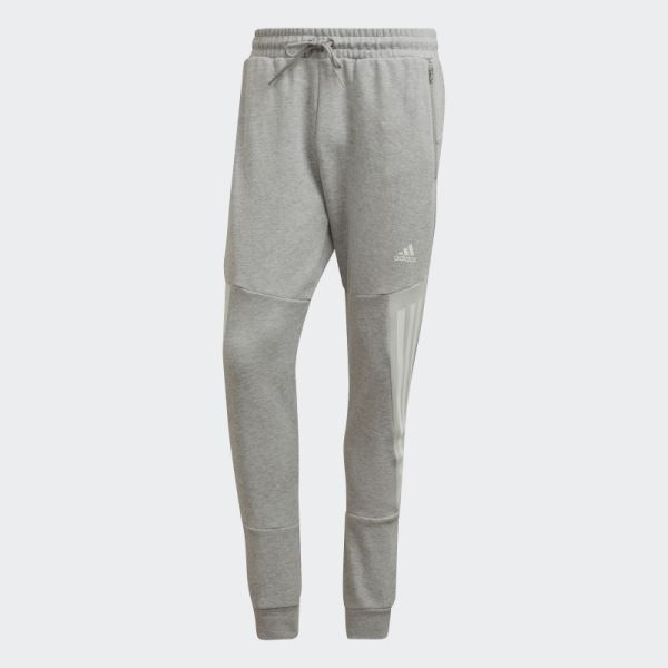 Medium Grey Adidas Future Icons 3-Stripes Pants