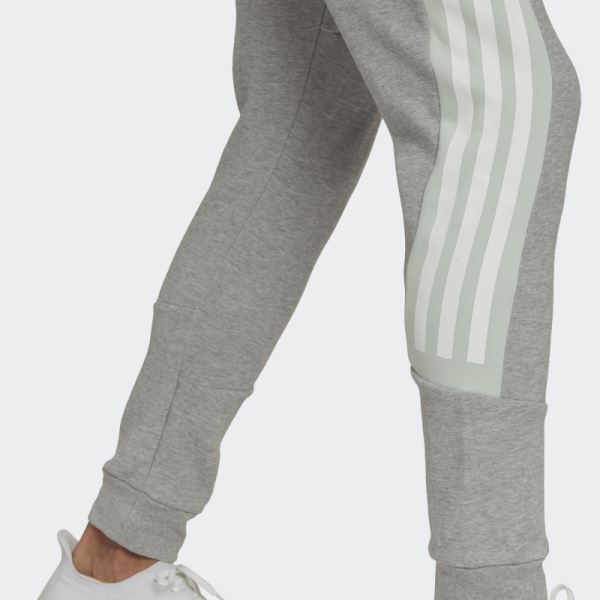 Medium Grey Adidas Future Icons 3-Stripes Pants