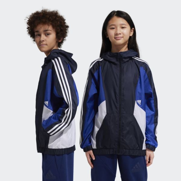 Ink Colorblock 3-Stripes Regular Fit Windbreaker Adidas