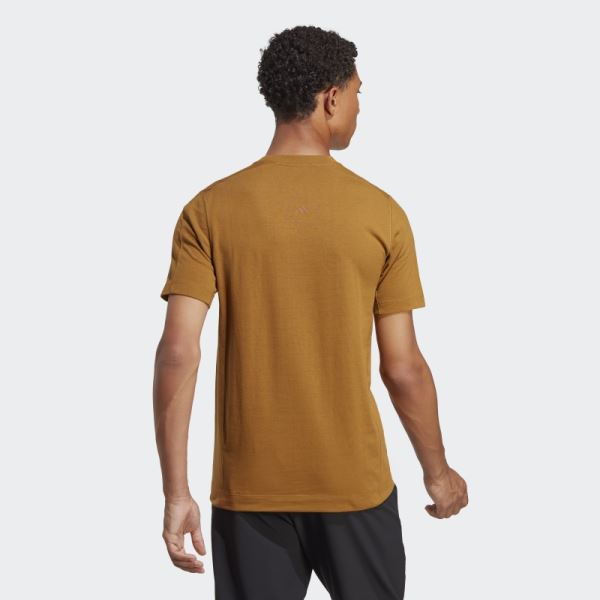 Adidas Yoga Training Tee Bronze