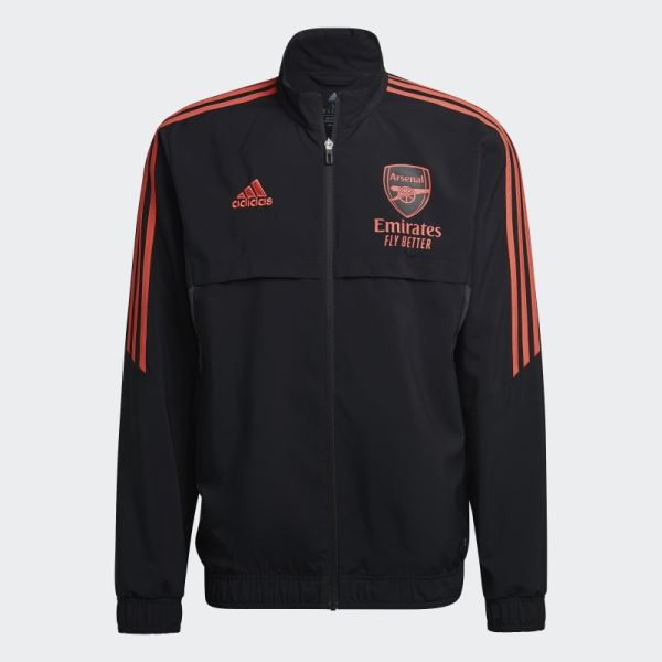 Arsenal Condivo 22 Presentation Jacket Adidas Black