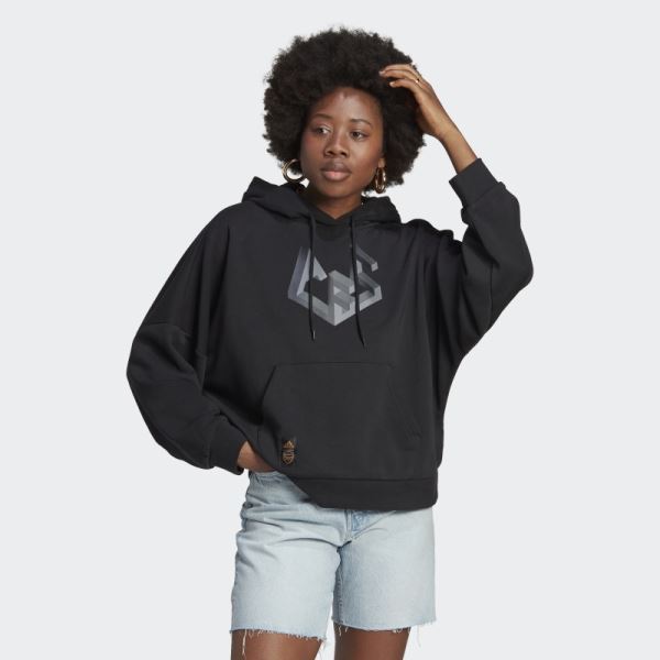 Adidas Black Arsenal DNA Graphic Hoodie