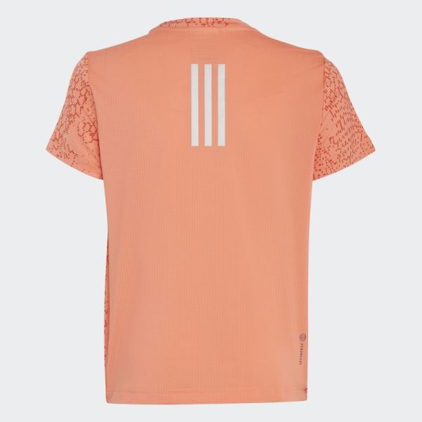 Adidas Coral AEROREADY 3-Stripes Allover Print Tee