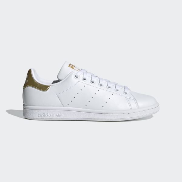 Hot Adidas Stan Smith Shoes Gold Metallic