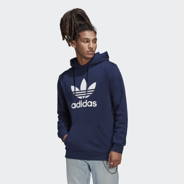 Adicolor Classics Trefoil Hoodie Night Indigo Adidas